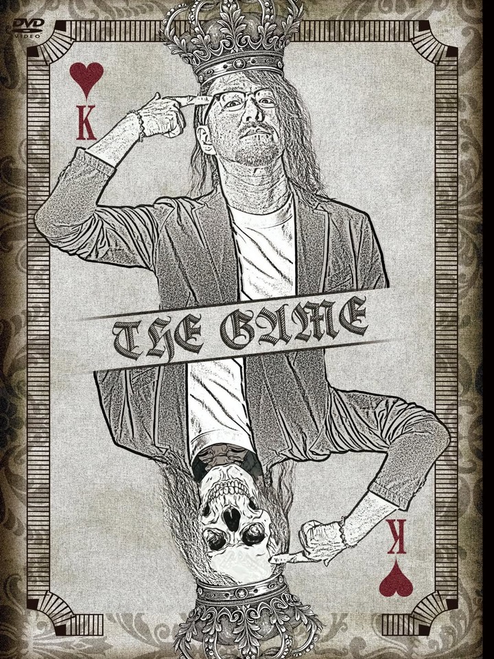 THE GAME DVD cover, featuring Tadahiro Koto in a king-of-hearts playing-card design